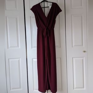 Burgundy Romper